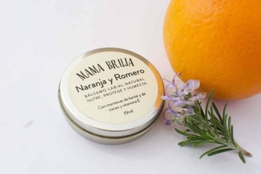 Bálsamo Labial Naranja y Romero Mama Bruja