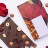 Chocolate Botánico Flor de Cacao Sin Azúcar Arándanos y Avellanas