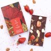 Chocolate Botánico Flor de Cacao Frutilla, Almendras y Caléndula